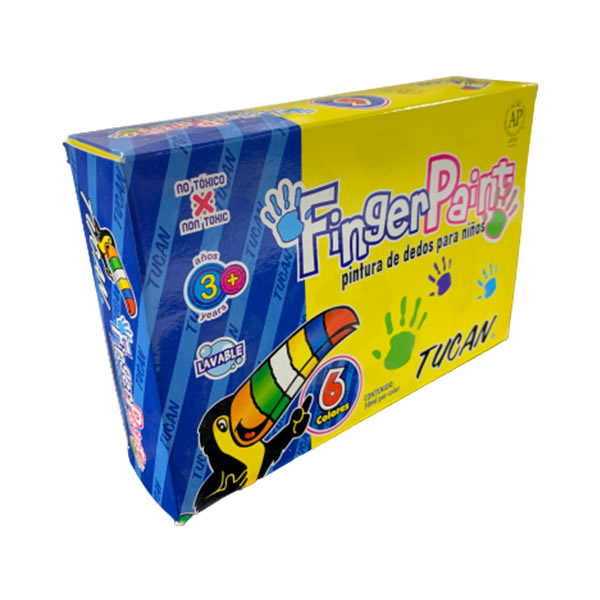 Finger Paint Tucan 500mL - Pintura de Dedos - Pinturas Artísticas -  Escolares